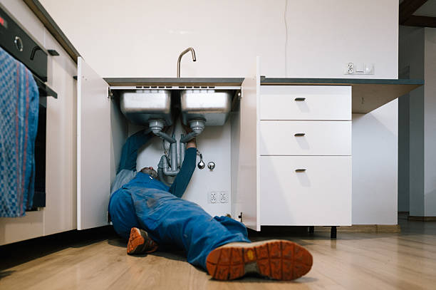 Professional Leak Detection technician working in Harrisburg, NC